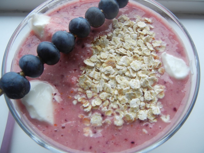 Perfect breakfast in a glass