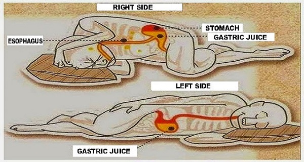SLEEP ON THE LEFT SIDE IS GOOD FOR THE HEALTH