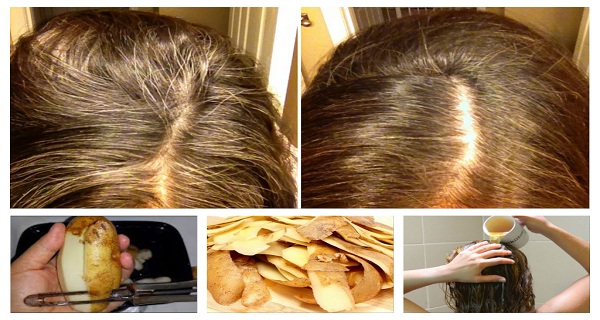 This Simple But Extremely Efficient Potato Rinse Can Save You Tons of Money on Hair Dye. Recipe and Directions Included