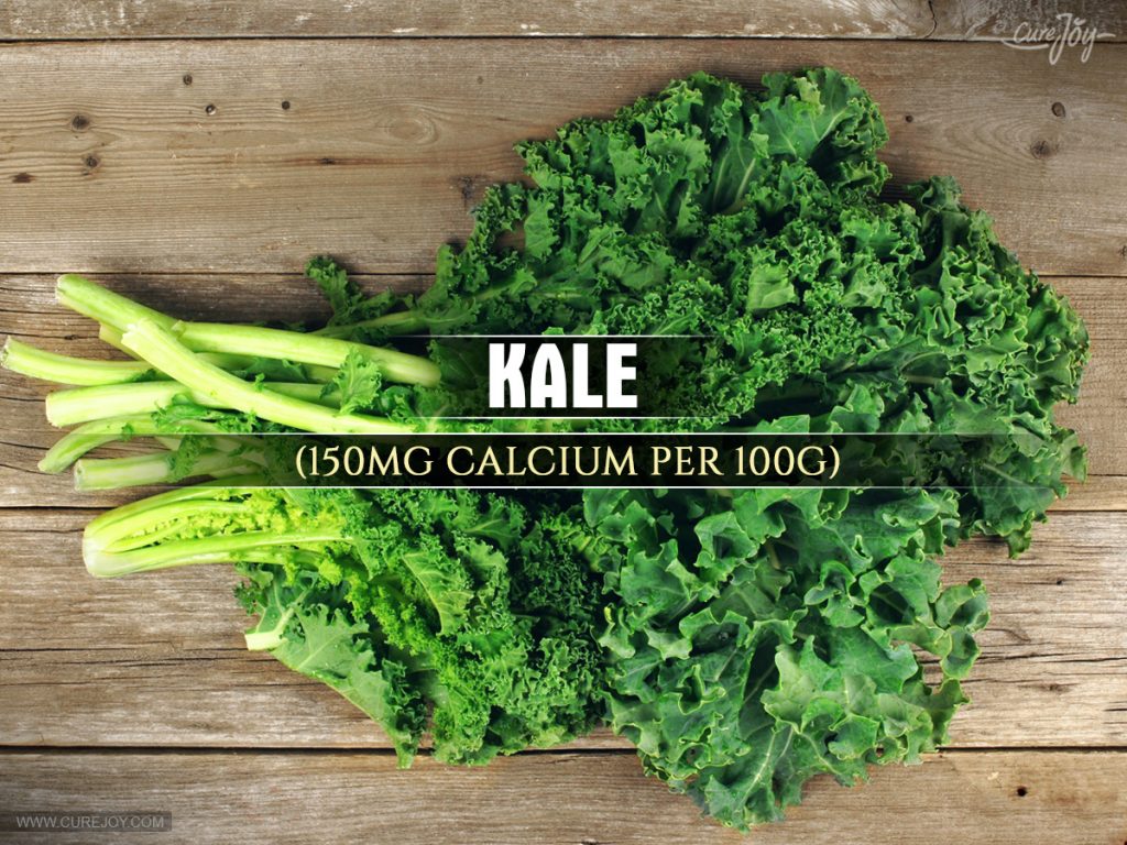 kale-150mg-calcium-per-100g
